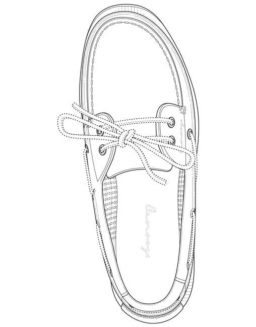 Design patent orthographic views in registration, showing each feature aligned across multiple viewpoints